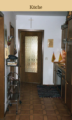 Küchenzeile der Ferienwohnung